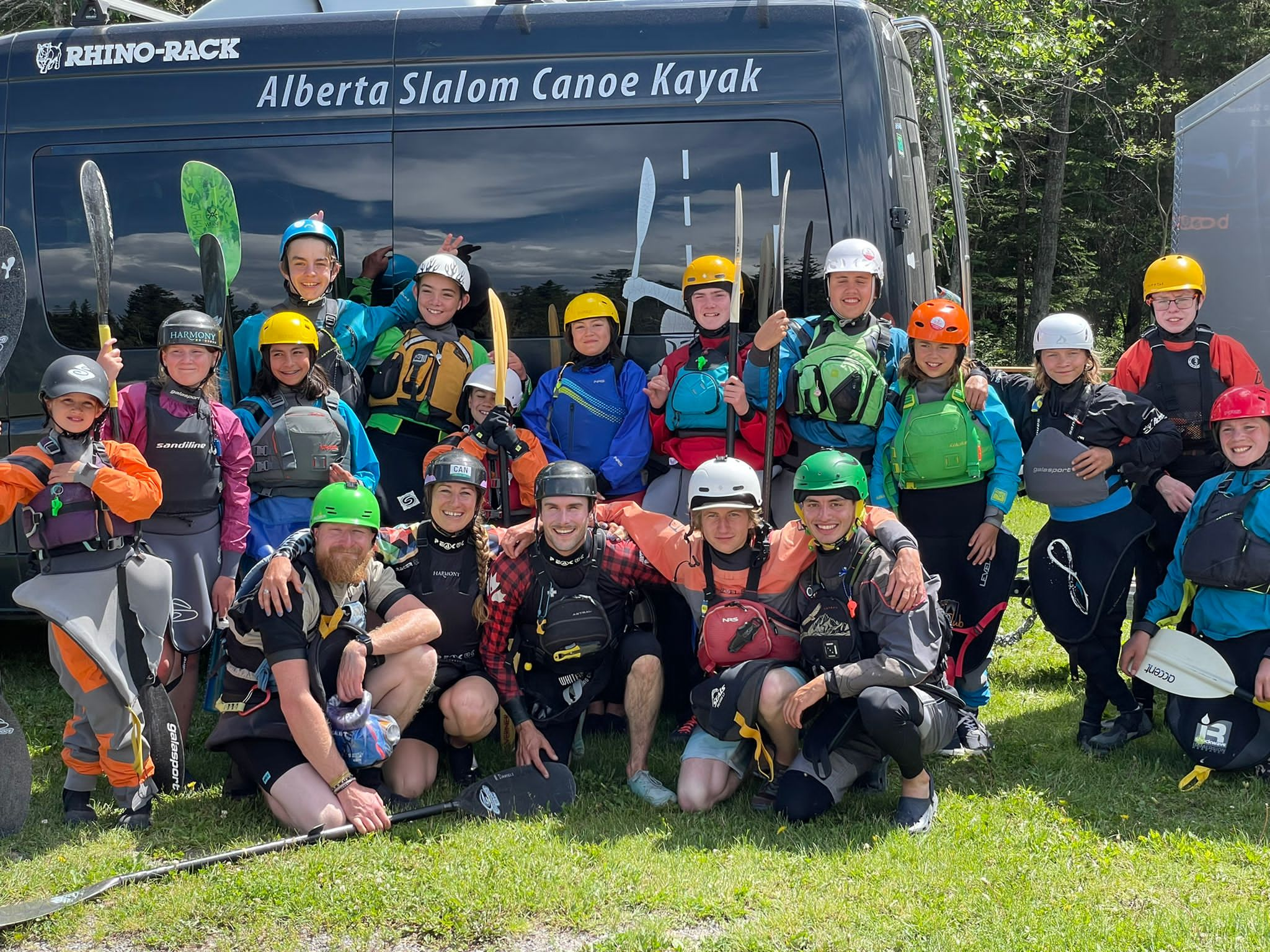 Liam Smedley racing at the Kananaskis 2022 Canadian Whitewater Nationals