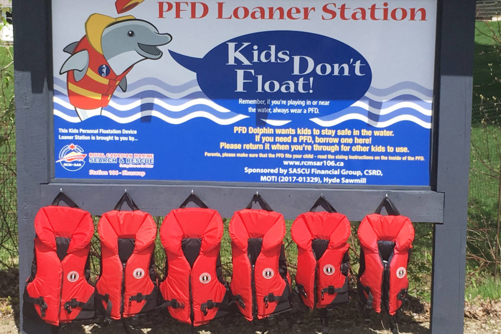 PFD Lending station stock image