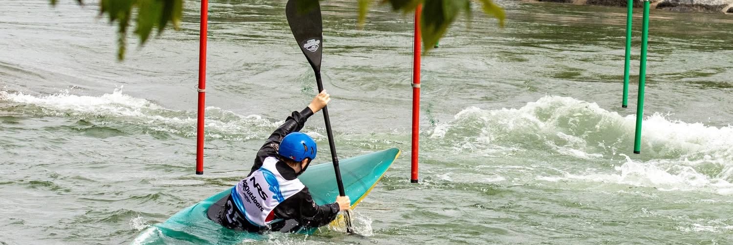 Erik slalom at Harvie