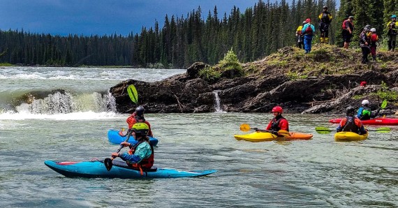 Gooseberry ledge at Sundre paddlefest