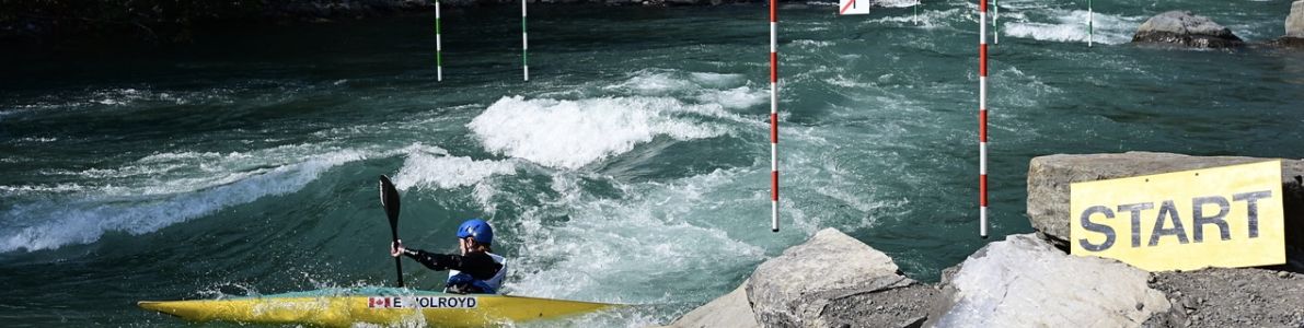 Kananaskis Whitewater slalom course